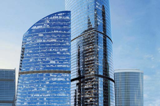 Разработка проектной документации офисных помещений на 25-ом этаже башни «Федерация» комплекса «Москва-Сити»