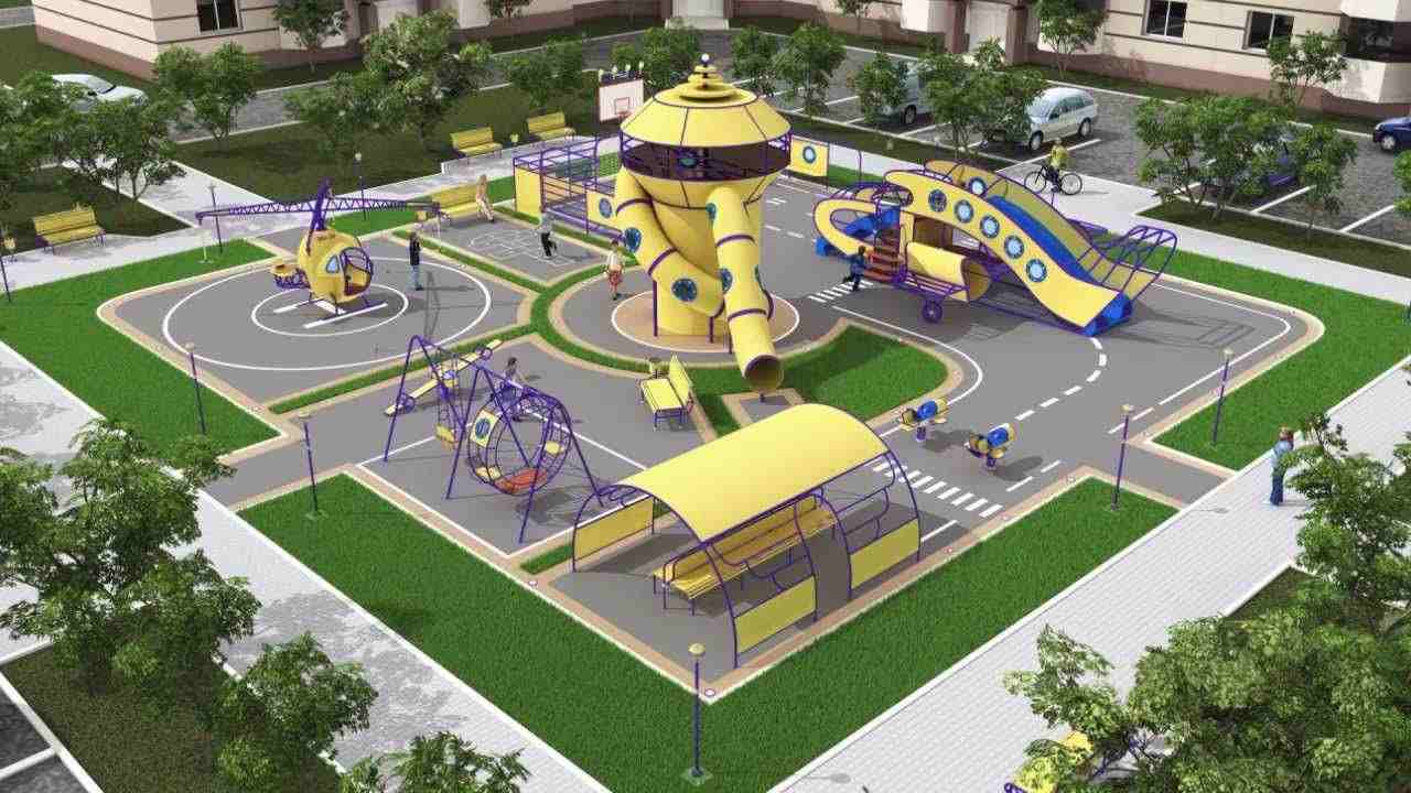 Проектирование детских площадок